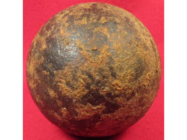 Confederate Six Pounder Spherical Case-Shot Artillery Shell